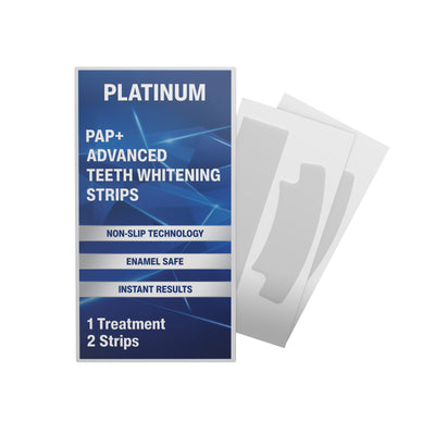 Platinum Teeth Whitening Strips Pouch Product Photography